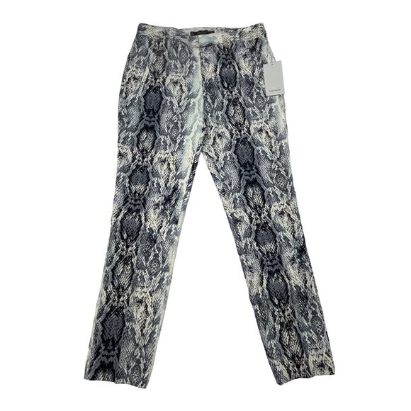 Zara Basic Womens Snake Print Skinny Pants Size S - New - Picture 1 of 9